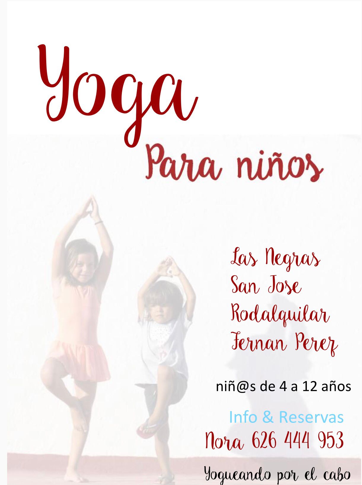 YOGA PARA NIÑOS LAS NEGRAS